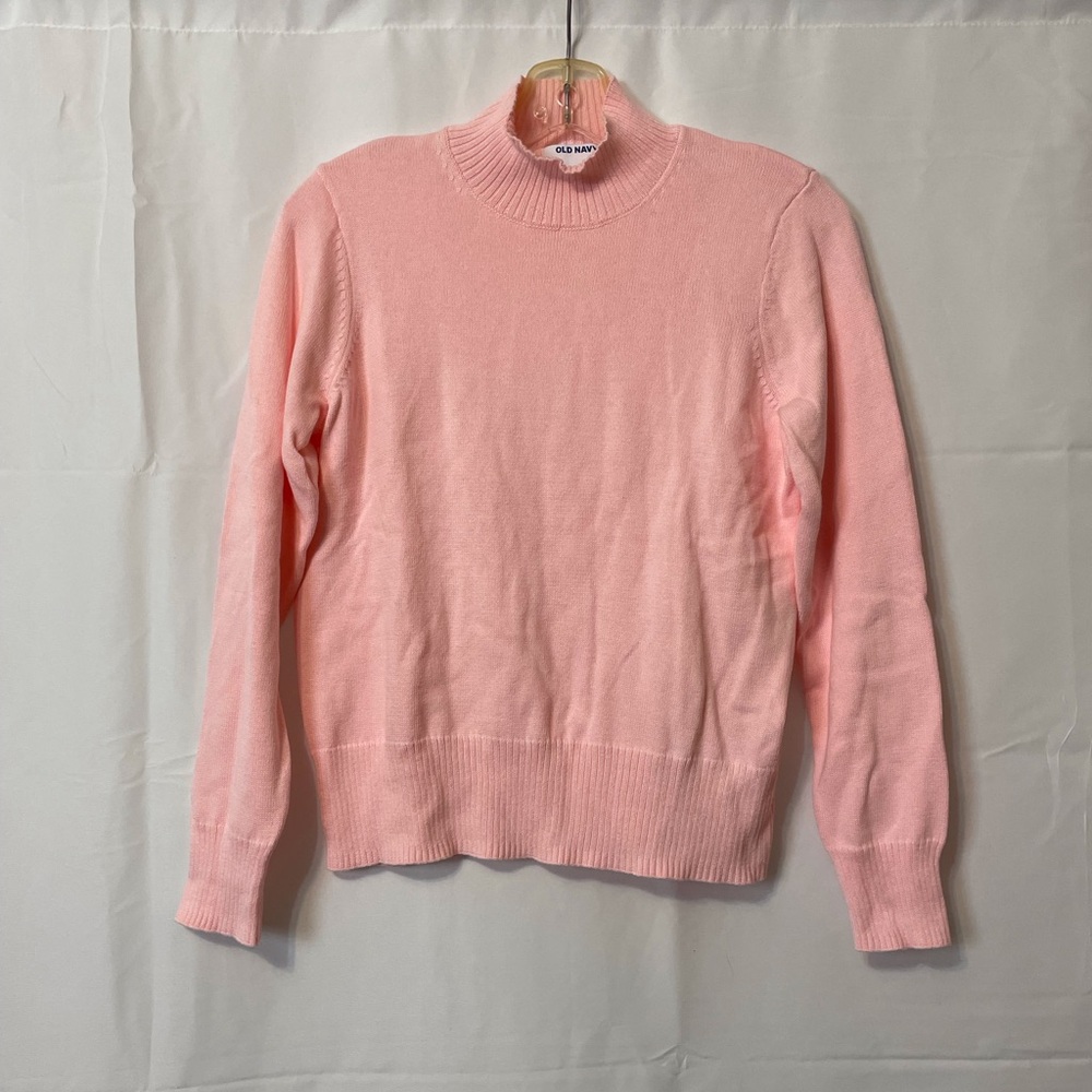 Old Navy Cozy Sweater Pink Women's Extra Small